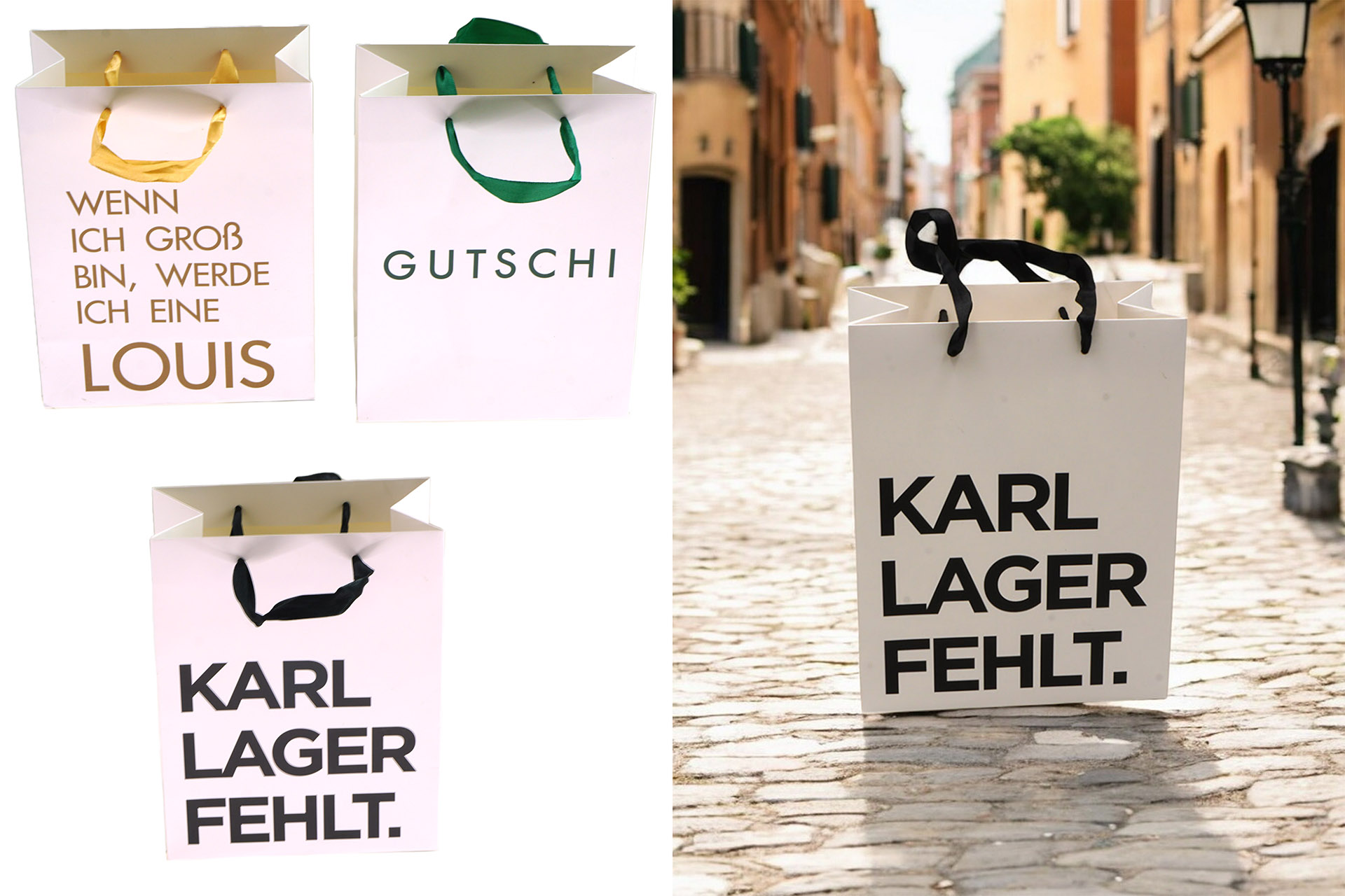 Geschenktüte "Talahon", 18x23x10cm, 3 Designs