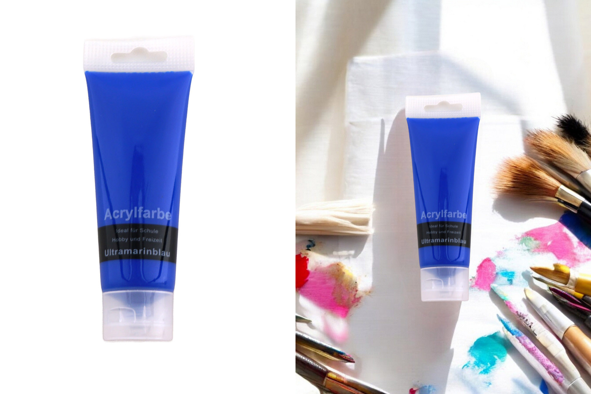 Acrylfarbe 75ml, Ultramarinblau