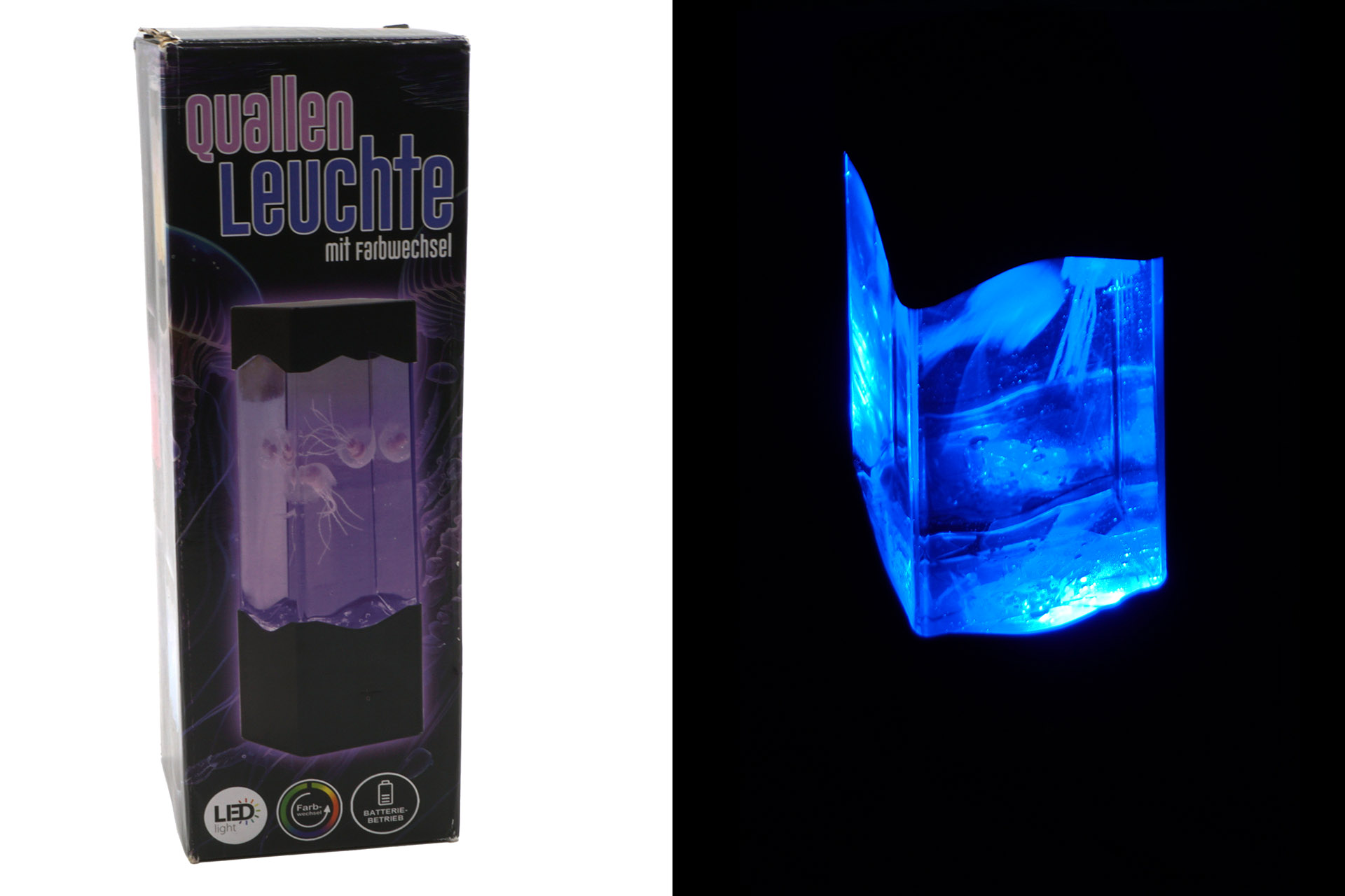 Lavalampe Jelly-Fish 22x9cm, Colourful